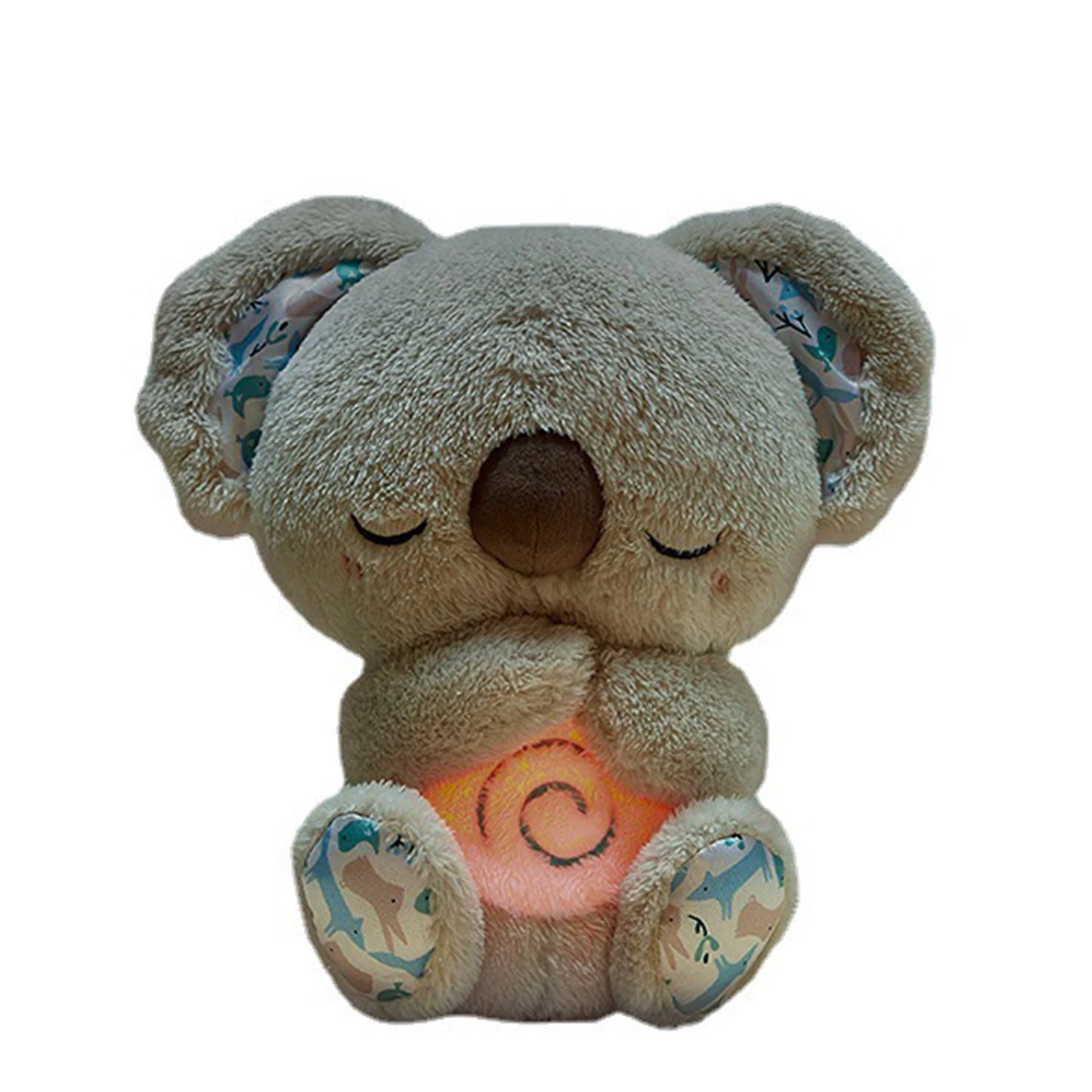 Cute Soothing Koala Bear Sleep Toys for Kids Baby Calming Anxiety Relief Breathing Koala Toy Sleep Buddy Plush Doll With Lights