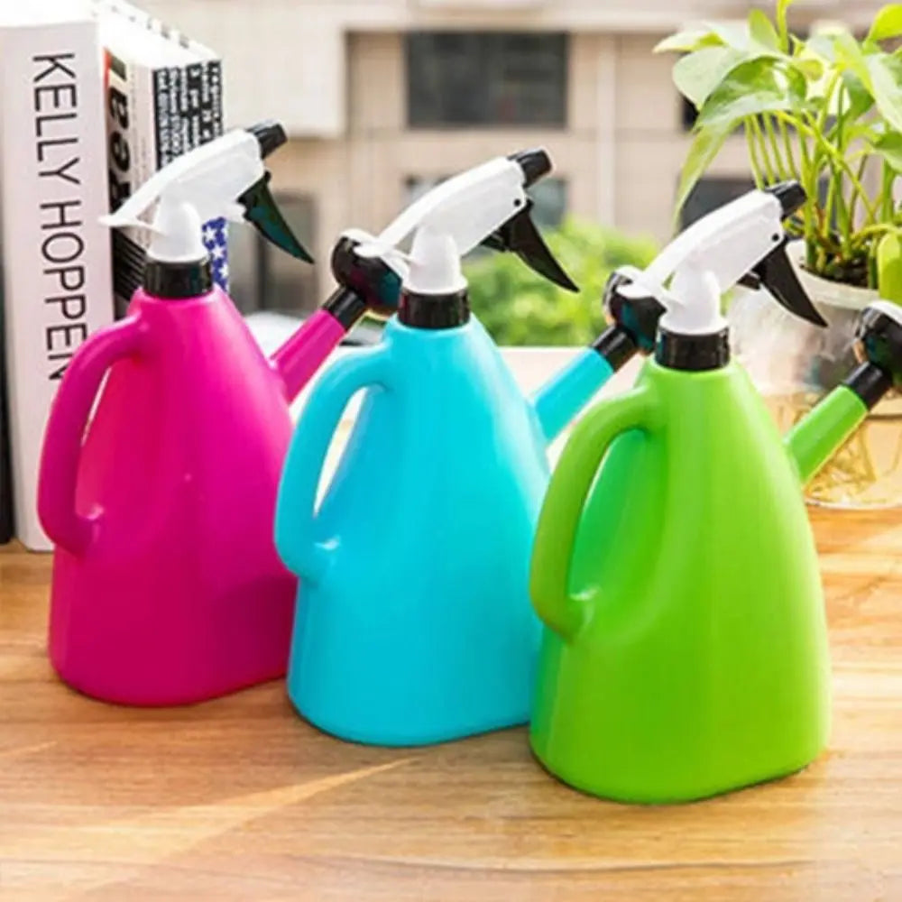 Plastic Watering Can Pot Gardening Supplies Garden Plants Adjustable Pressure Spray Water Kettle Indoor 1L Flower Sprayer Home