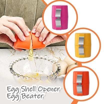 1/2pcs Handheld Egg Cracker Shell Opener Multifunctional Raw Egg Cutter and Separator Essential Kitchen Gadget for Cooking