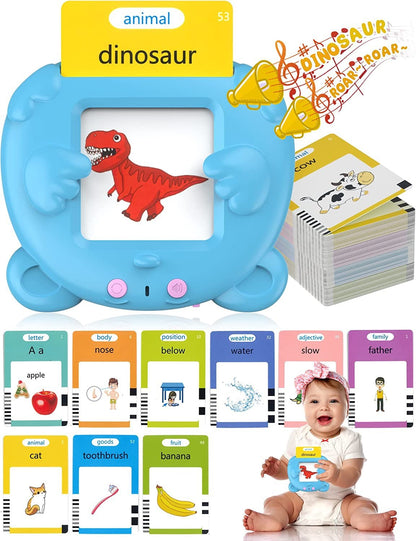 Learning Machine for Kid Talking Flash Cards Kindergarten Kids Language Electronic Audio Book Learn English Words Toys